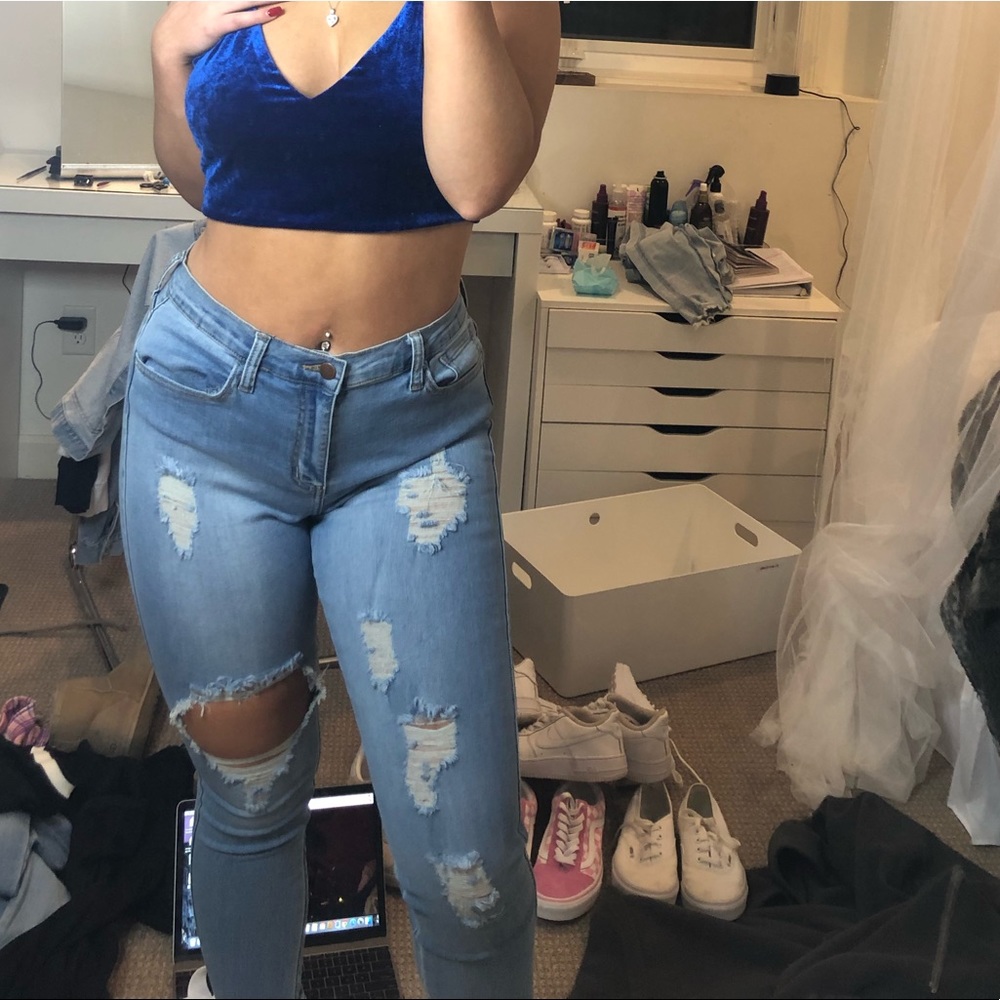 Never worn fashion nova jeans